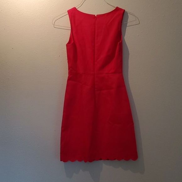 J. Crew Scalloped Hot Pink Dress - Picture 4 of 4